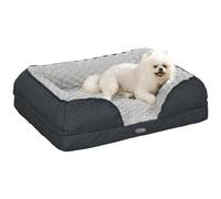PawHut Dog Bed Calming Pet Bed Dog Mattress For Small Dogs - Charcoal Grey/Brown - Charcoal grey | TJ Hughes