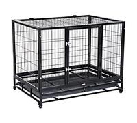 PawHut Dog Cage Black 760 mm x 1090 mm x 870 mm