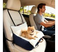 Pawhut Dog Car Seat, Cosy Pet Car Booster Seat For Small Dog Under 5 Kg