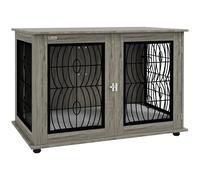 Dog Crate Furniture, 44.5" End Table Indoor w/ Large Top, Washable Cushion PawHut Grey One Size