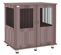 PawHut Dog Crate Kennel Cage - Indoor End Table - Purple - Small | TJ Hughes