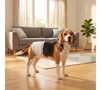 PawHut Disposable Dog Diapers Male Absorbent Dog Nappies L 62-80 cm