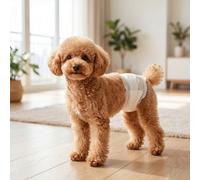 PawHut Disposable Dog Diapers Male Absorbent Dog Nappies S 30-48 cm