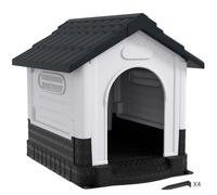 PawHut Dog Kennel For Outside - Grey - Medium | TJ Hughes