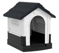 Pawhut Dog Kennel For Outside, For Xs Dogs, 64.5 X 57 X 66Cm, Grey, Grey