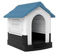 PawHut Dog House Dog Kennel 64.5 x 57 x 66cm with Sturdy Thick PP & Elevated Base for Miniature Dogs, up to 4kg and 36cm in Body Length Aosom UK