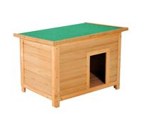 PawHut 82cm Wooden Dog Kennel House Garden Shelter Backyard Waterproof Pet Suppl