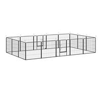 PawHut Dog Pen 16 Panels Heavy Duty for Dogs, Rabbits, Ducks 80cm High
