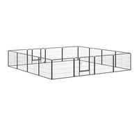 PawHut Dog Pen, 16 Panels Puppy Pen 60cm High, Heavy Duty Pet Playpen Portable for Indoor Outdoor, for Dogs, Ducks