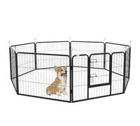PawHut Dog Pen 8 Panels Heavy Duty Playpen for Dogs Rabbits 60cm High