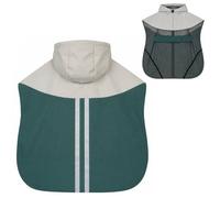 Pawhut Dog Raincoat With Hood, Dog Rain Jacket, For Dogs, In Green Green