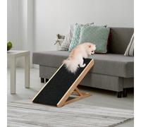 PawHut Dog Ramp, Foldable Pet Ramp with 4 Adjustable Heights for Sofa, Bed