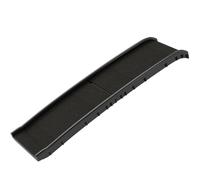 Pawhut Dog Ramp For Car Foldable & Portable, Frosted Anti-Slip Surface In Black Black
