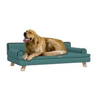 PawHut Dog Sofa w/Legs, Water-Resistant Fabric for Large, Medium Dogs - Green