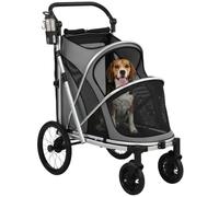 PawHut Small Medium Foldable Dog Stroller