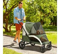 Pawhut Foldable Pet Stroller for Large Dogs - - Size: Hard > Jackson Pet Company > Beds And Containment