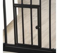 PawHut Extra Tall Dog Gate with Cat Door