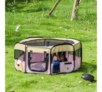 PawHut Fabric Folding Dog Pens Pet Puppy PlayPen