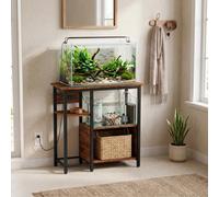 Pawhut Fish Tank Stand With Power Outlets 20-29 Gallon