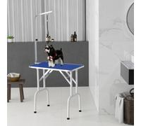 Pawhut Foldable Dog Grooming Table Adjustable Arm 81X49X80 Cm