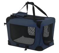 PawHut Foldable Pet Carrier for Small and Miniature Dogs, Portable Cat