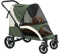 Pawhut Foldable Pet Stroller for Large Dogs - - Size: Hard > Jackson Pet Company > Beds And Containment