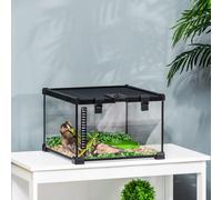 PawHut Glass Reptile Terrarium Habitats for Lizards, Frogs, Snake 30 x 30 x 20cm