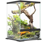 PawHut Glass Reptile Terrarium Vivarium, Ventilation, 30 x 30 x 45cm