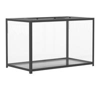 PawHut Hamster Cage, Chewproof Metal Rat Cage with Deep Base, Openable Top for Syrian Dwarf Hamster, Gerbil, 80 x 45 x 50.5 cm