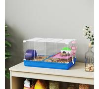 Pawhut Hamster Cage Pet Animal Travel Cage Box Double Layers W/ Accessories