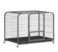 PawHut Heavy Duty Dog Crate for Large Breeds 116 x 77 x 88 cm Black