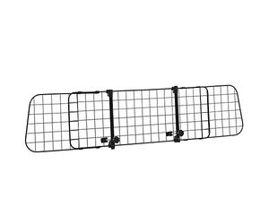 PawHut Heavy Duty Pet Dog Car Barrier Adjustable Ventilated Mesh Wire Guard Auto Vehicle Fence Protector SUVs Black 91-152 cm