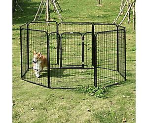 PawHut Heavy Duty Pet Playpen 80 x 100 cm