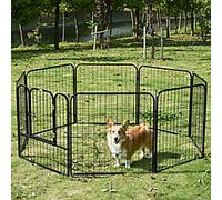 PawHut Heavy Duty Pet Playpen 80 x 80 cm