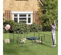 PawHut Heavy Duty Puppy Play Pen, 12 Panels Pet Exercise Pen, For Indoors, Outdoors