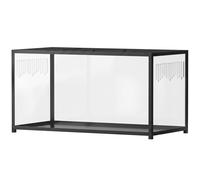 PawHut Large Hamster Cage Syrian Dwarf, Gerbil, 100 x 50 x 52.5 cm Black