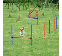 PawHut Pet Agility Training Puppy Training Adjustable Set