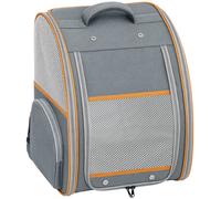 Pet Backpack Carrier with Adjustable Straps, Dog & Cat Carrier, Grey
