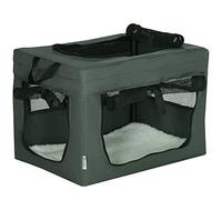 PawHut Pet Carrier Soft Dog Crate for Miniature Dogs 48.5 x 34 x 34 cm Grey