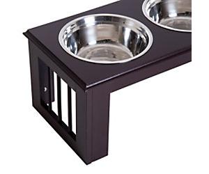 PawHut Pet Feeder Brown 305 mm x 584 mm x 254 mm