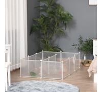 PawHut Pet Playpen DIY Small Animal Cage Open Enclosure Portable Plastic Fence 1