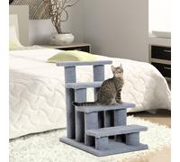 PawHut Pet Ramp Stairs Cat Tree Ladder Safety Steps Climbing Frame