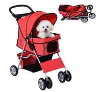 PawHut Pet Stroller D00-058RD 970 x 750 x 450 mm Red