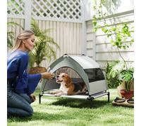PawHut Portable Elevated Dog Bed With Removable Canopy - Small/Medium | TJ Hughes