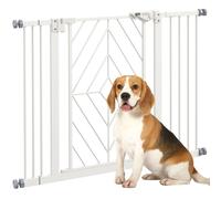 PawHut Pressure Fit Safety Gate - Auto Closing Door, Double Locking - 74-100cm O
