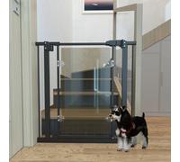 PawHut Pressure Fit Safety Gate for Doorways and Staircases