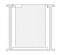 PawHut Pressure Fit Safety Gate for Stairs w/ Auto Close 75-82 cm - White