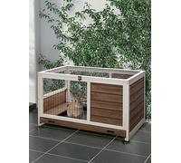 Pawhut Rabbit Hutch One Colour