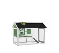 Pawhut Rabbit Hutch Wood One Colour