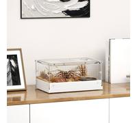 Pawhut Reptile Terrarium, Vivarium Acrylic For Snake, Gecko, 30 X 20 X 15 Cm In Clear Clear